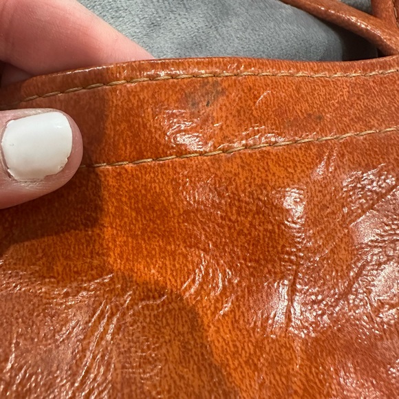 Orange leather bag - Picture 4 of 8